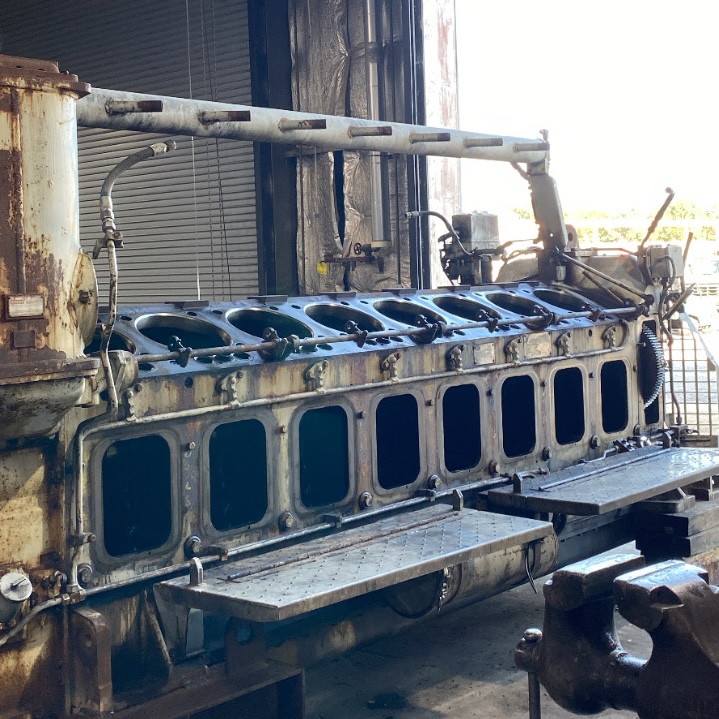 GE 7FDL Engine Block